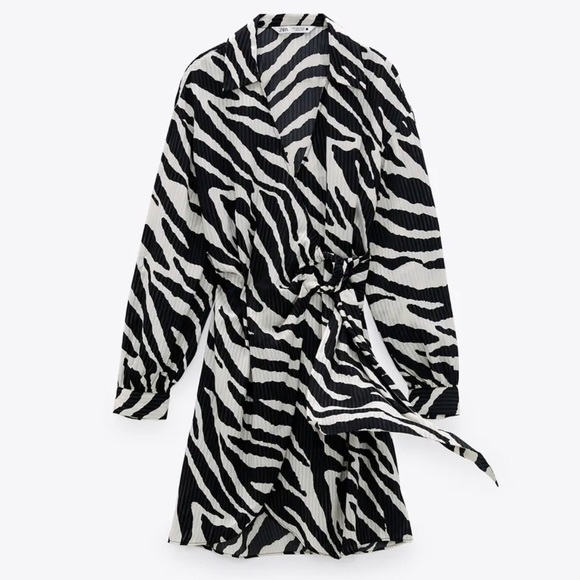 Zara | Dresses | Nwt Zara Zebra Animal 